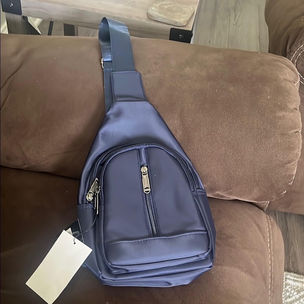 NWT navy crossbody